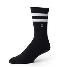 Load image into Gallery viewer, Base33 Crew Grip Socks Black White Stripe
