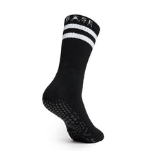 Load image into Gallery viewer, Base33 Crew Grip Socks Black White Stripe
