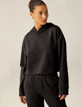 Load image into Gallery viewer, BEYOND YOGA Happiness Cropped Hoodie Black
