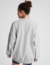 Load image into Gallery viewer, BEYOND YOGA Luxefleece Oversized Sweatshirt Light Grey Heather
