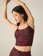 Load image into Gallery viewer, BEYOND YOGA Softmark Slim Racerback Cropped Tank Midnight Floral
