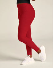 Load image into Gallery viewer, BEYOND YOGA Spacedye At Your Leisure Midi Legging Ruby Red
