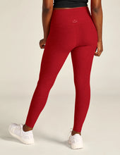 Load image into Gallery viewer, BEYOND YOGA Spacedye At Your Leisure Midi Legging Ruby Red
