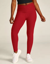 Load image into Gallery viewer, BEYOND YOGA Spacedye At Your Leisure Midi Legging Ruby Red
