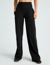 Load image into Gallery viewer, BEYOND YOGA Spacedye Laid Back Wide Leg Pant Darkest Night
