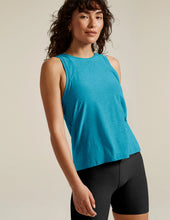 Load image into Gallery viewer, BEYOND YOGA Featherweight Rebalance Tank Cali Blue Heather
