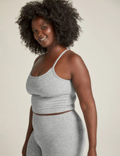 Load image into Gallery viewer, BEYOND YOGA Slim Racerback Cropped Tank Silver Mist
