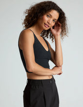 Load image into Gallery viewer, BEYOND YOGA Spacedye Good Day Cropped Tank Darkest Night
