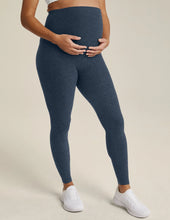 Load image into Gallery viewer, BEYOND YOGA Spacedye Love The Bump Midi Maternity Legging Nocturnal Navy
