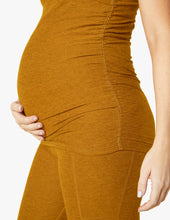 Load image into Gallery viewer, BEYOND YOGA Spacedye Slim Racerback Tank Maternity Clove Brown Heather
