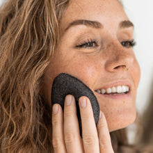 Load image into Gallery viewer, BKIND Konjac Facial Sponge Bamboo Charcoal
