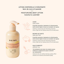 Load image into Gallery viewer, BKIND Moisturizing Body Lotion Coconut Lavender
