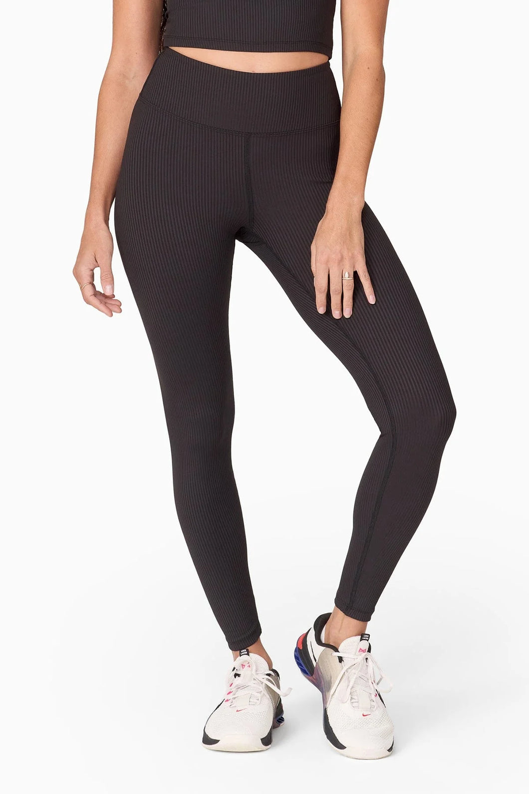 DAUB+DESIGN Campbell Ribbed Legging Black