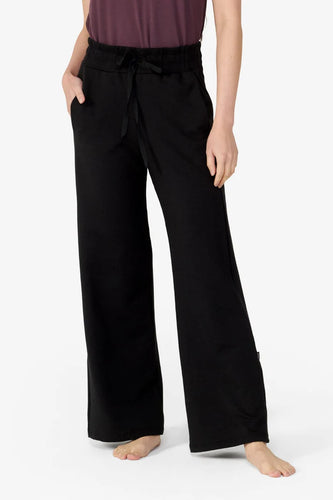 DAUB DESIGN Wide Leg Sweatpant Black