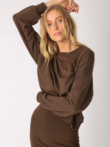 ELECTRIC ROSE Classic Sweatshirt Cocoa