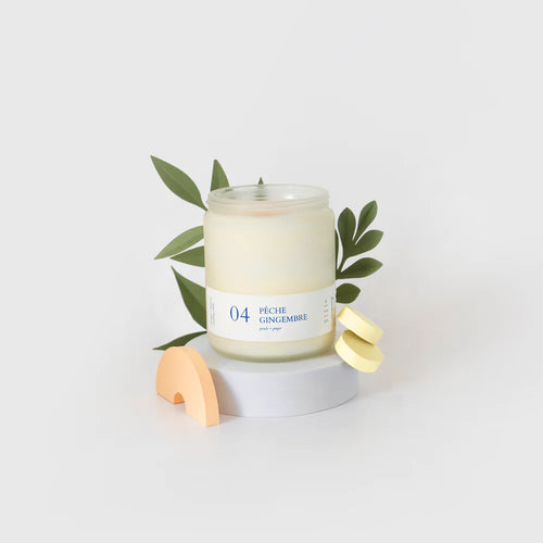 FLAMBETTE Peach Ginger Soy Candle