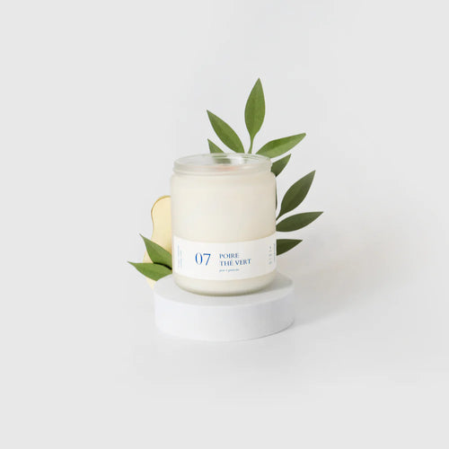 FLAMBETTE Pear Green Tea Soy Candle