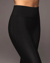 Load image into Gallery viewer, MICHI Horizon Ribbed Legging Black Close Up
