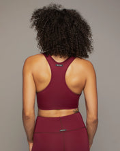 Load image into Gallery viewer, MICHI Instinct Longline Bra Burgundy
