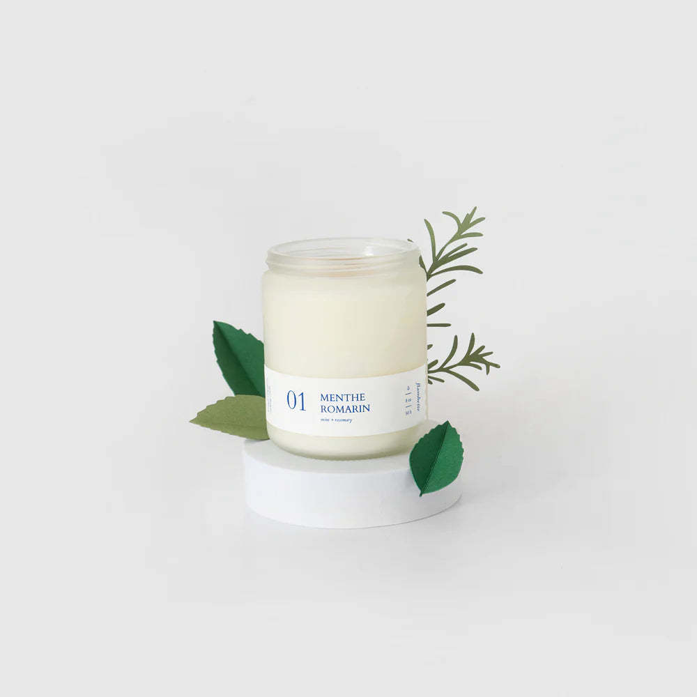 Mint + Rosemary Soy Candle