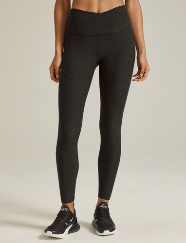 BEYOND YOGA Spacedye At Your Leisure High Waisted Midi Legging Darkest Night