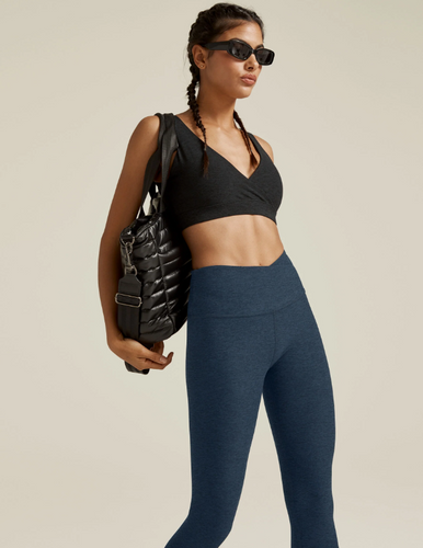 BEYOND YOGA Spacedye At Your Leisure High Waisted Midi Legging Nocturnal Navy