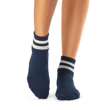 Load image into Gallery viewer, TAVI Grip Socks Aria Indigo Stripe
