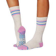 Load image into Gallery viewer, TAVI Grip Socks Kai Paradise Navy Stripe
