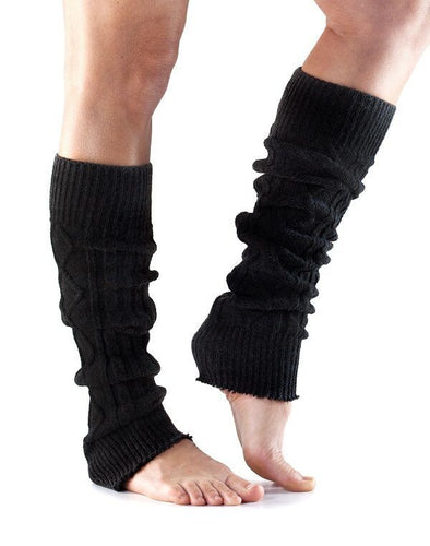 TOESOX Knee High Leg Warmer Black