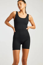 Load image into Gallery viewer, YEAR OF OURS Johanna Rib Bike Short Onesie Black
