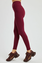 Load image into Gallery viewer, YEAR OF OURS Ribbed Veronica Legging Dark Cherry
