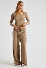 Load image into Gallery viewer, YEAR OF OURS Scopeneck Longsleeve Weekender Drawstring Pant Caribou
