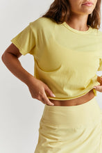 Load image into Gallery viewer, YEAR OF OURS Cropped Tee Baby Yellow
