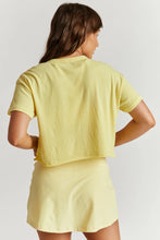Load image into Gallery viewer, YEAR OF OURS Cropped Tee Baby Yellow
