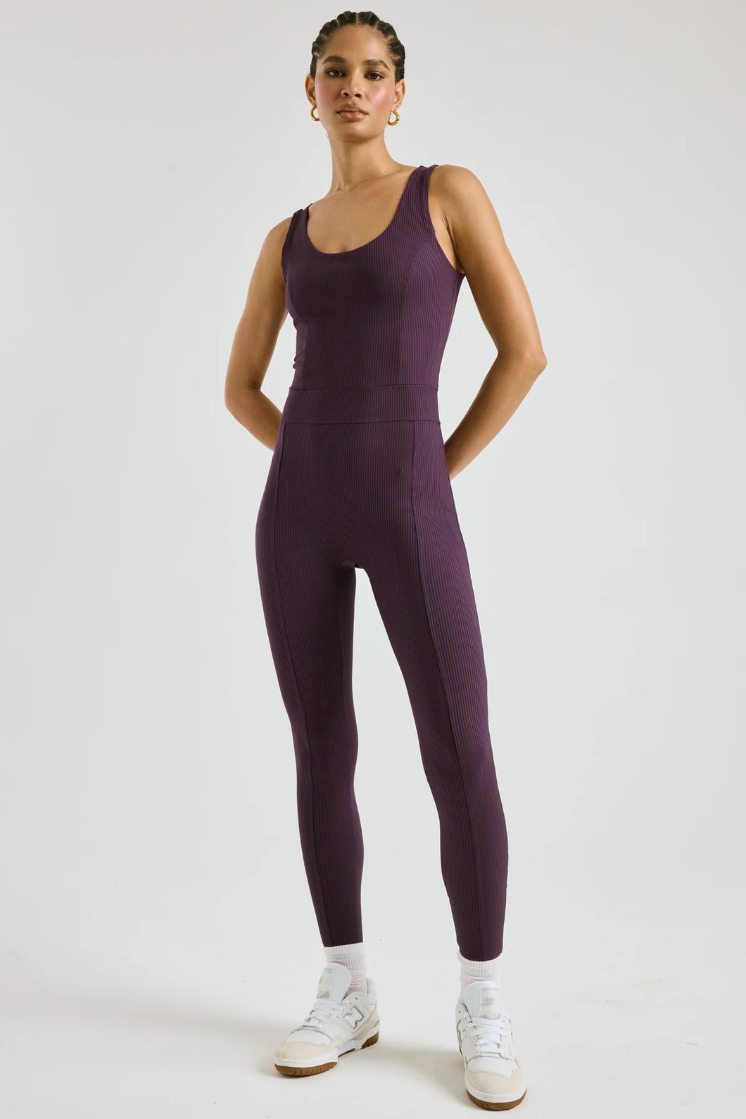 YEAR OF OURS Reformer Onesie Deep Plum