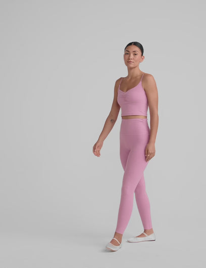 BEYOND YOGA Spacedye Raise The Barre Pink Haze Heather