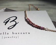 Load image into Gallery viewer, Isabella Bazzara Ruby Dainty Gold Filled Necklace
