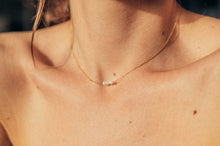 Load image into Gallery viewer, Isabella Bazzara Stacked Pearl Dainty Gold Filled Necklace
