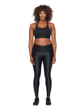 Load image into Gallery viewer, Koral Black Lustrous Infinity Maternity Leggings
