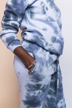 Load image into Gallery viewer, Masha Apparel Soft Grey Tie-Dye Organic Cotton Sweatpants
