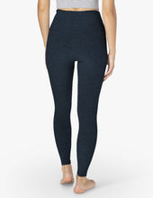 Load image into Gallery viewer, Beyond Yoga Navy Spacedye At Your Leisure High Waisted Midi Leggings
