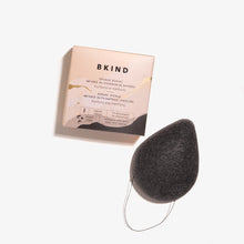 Load image into Gallery viewer, BKIND Konjac Facial Sponge - Bamboo Charcoal
