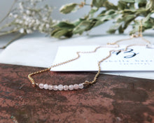 Load image into Gallery viewer, Isabella Bazzara Sunstone Dainty Gold Filled Necklace
