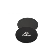 Load image into Gallery viewer, Essentials Black Pilates Sliders 7&quot; Round
