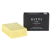 Load image into Gallery viewer, Sitti Saffron Infused Olive Oil Soap Bar

